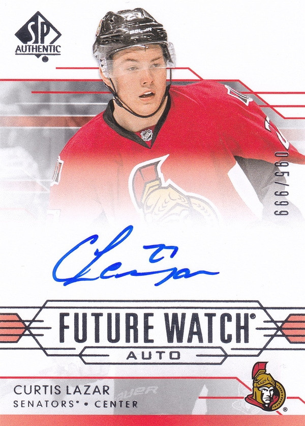 Hockey card Curtis Lazar