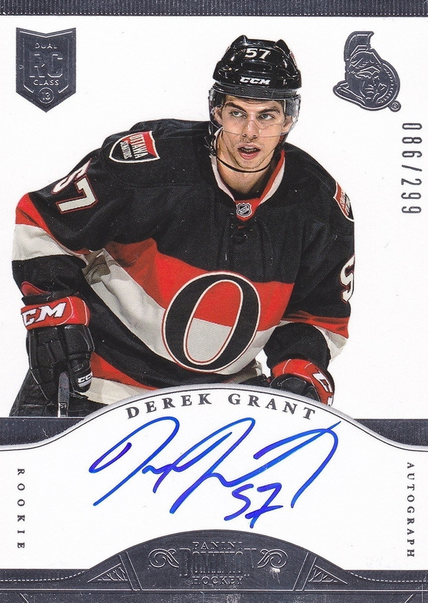 Hockey card Derek Grant
