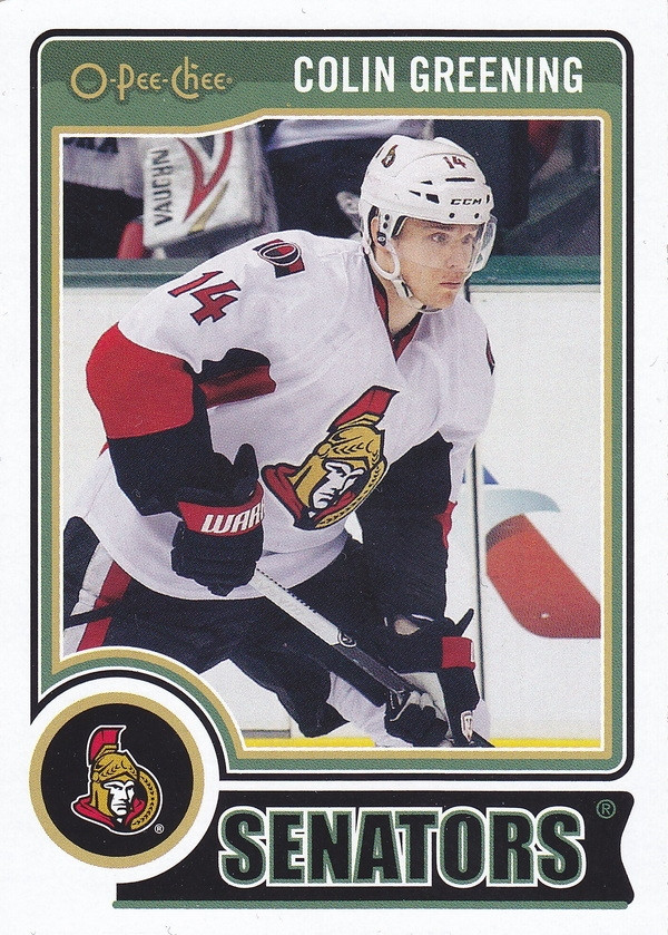 Hockey card Colin Greening
