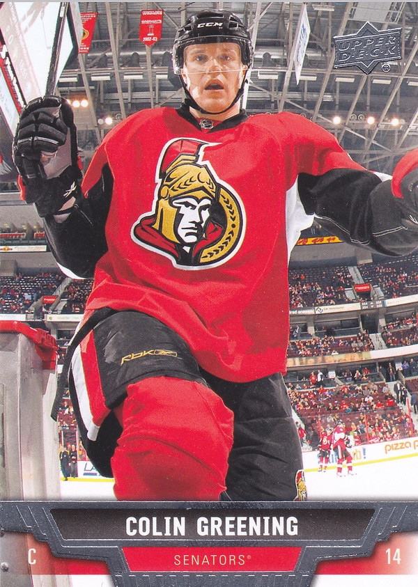 Hockey card Colin Greening