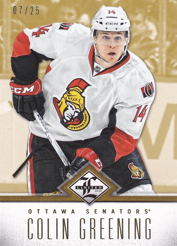 Hockey card Colin Greening