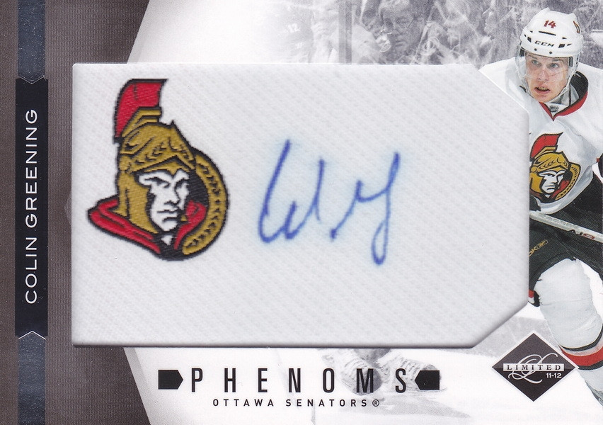 Hockey card Colin Greening