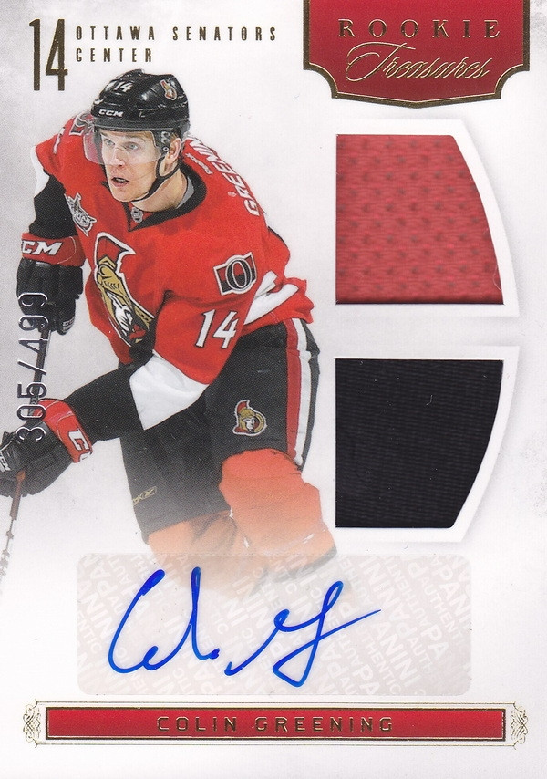 Hockey card Colin Greening