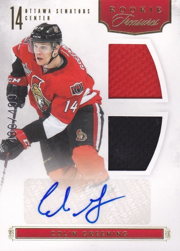 Hockey card Colin Greening