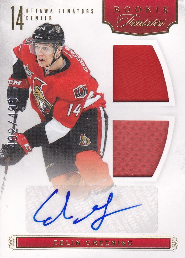 Hockey card Colin Greening