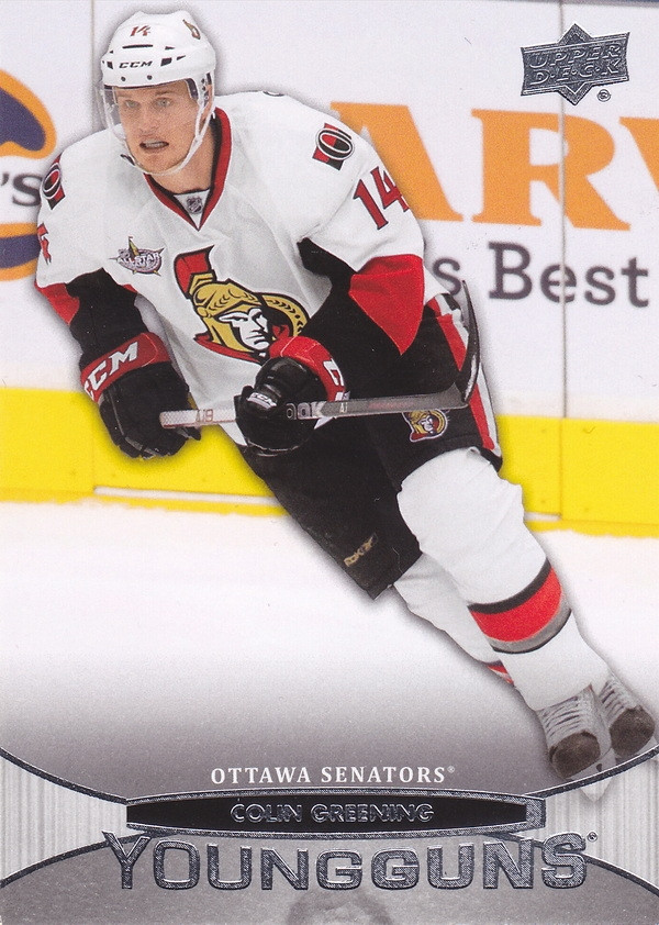 Hockey card Colin Greening