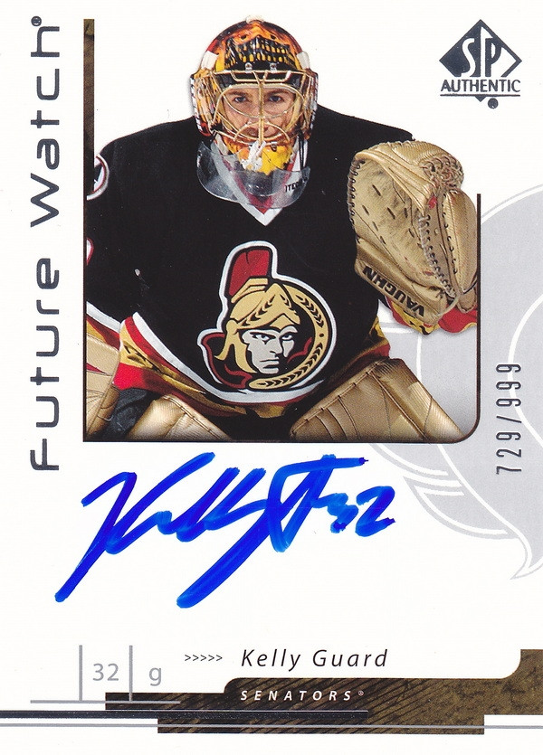 Hockey card Kelly Guard