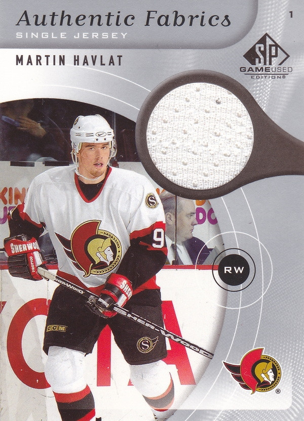 Hockey card Martin Havlat
