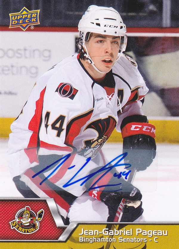 Hockey card Jean-Gabriel Pageau