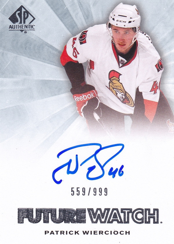 Hockey card Patrick Wiercioch