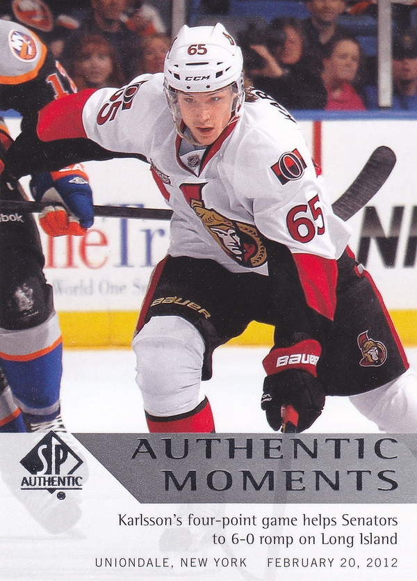 Hockey card Erik Karlsson