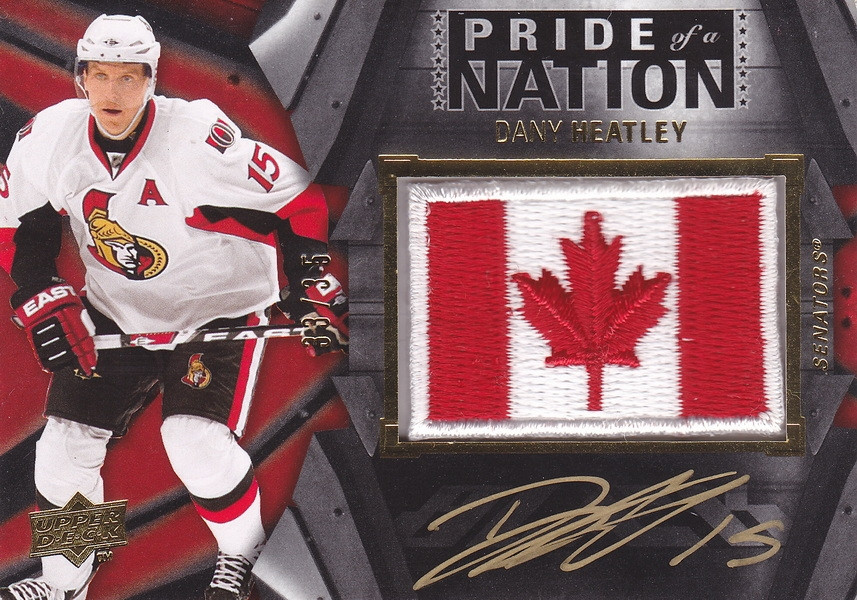 Hockey card Dany Heatley
