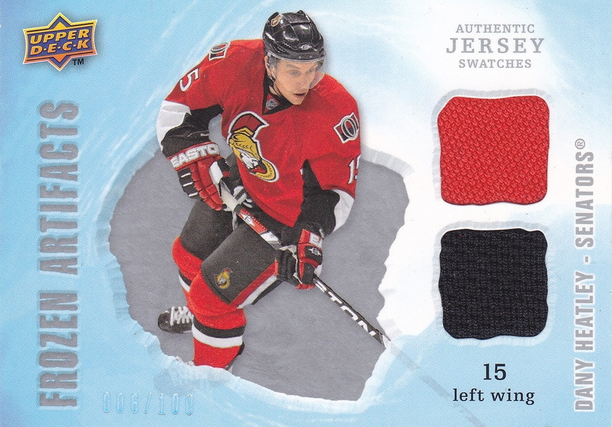 Hockey card Dany Heatley