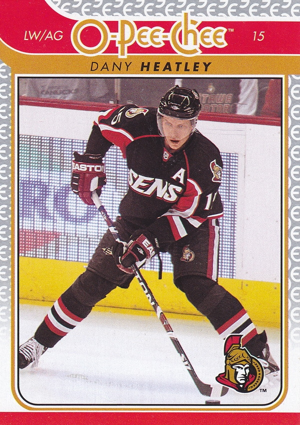 Hockey card Dany Heatley