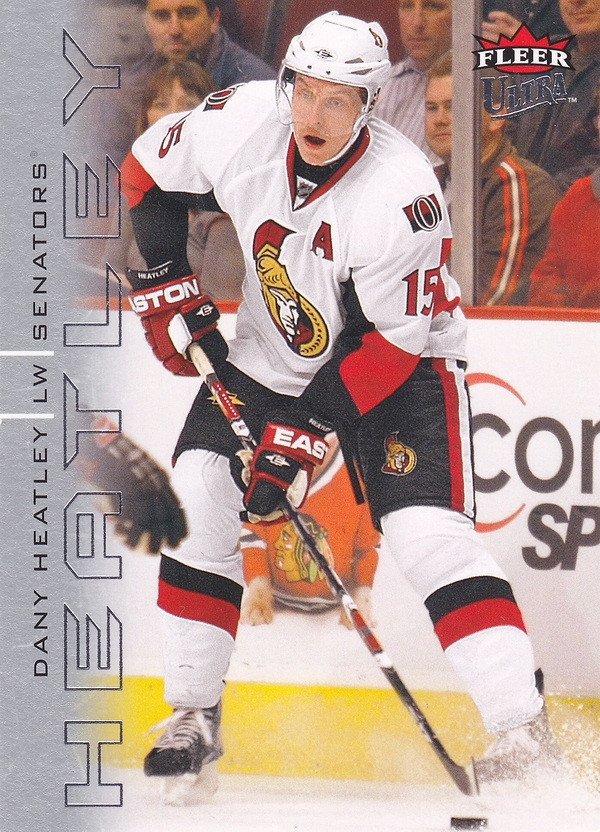 Hockey card Dany Heatley