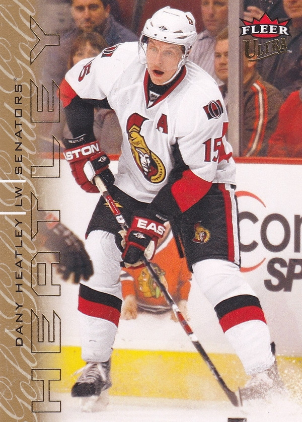 Hockey card Dany Heatley