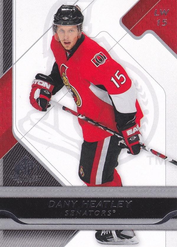 Hockey card Dany Heatley