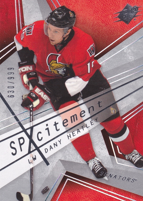 Hockey card Dany Heatley