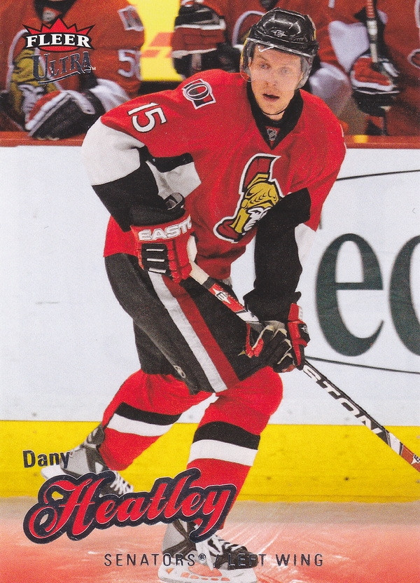 Hockey card Dany Heatley