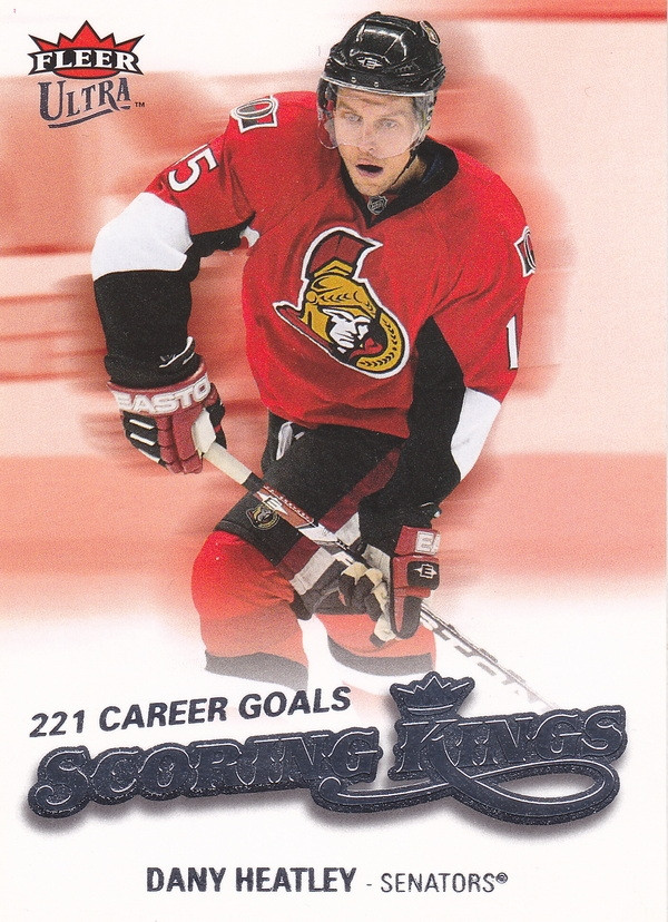 Hockey card Dany Heatley