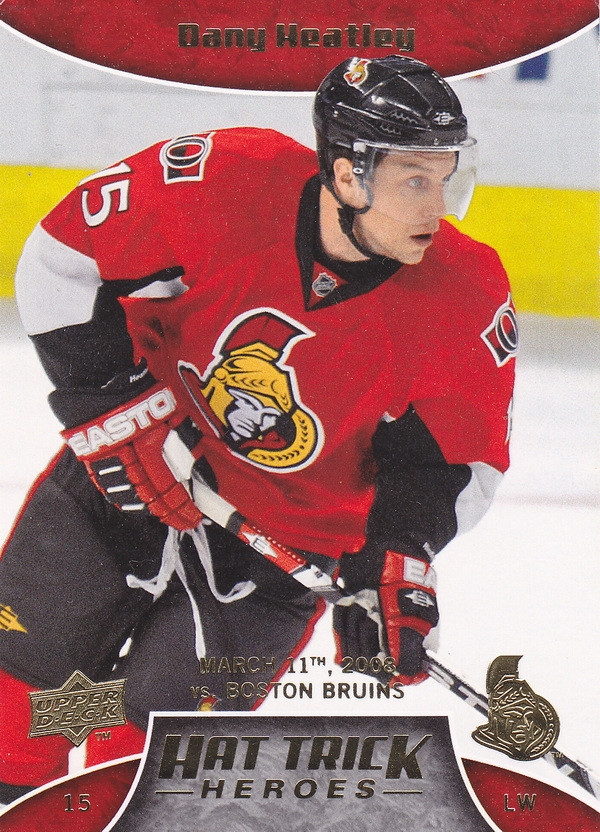 Hockey card Dany Heatley