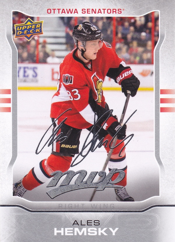 Hockey card Ales Hemsky