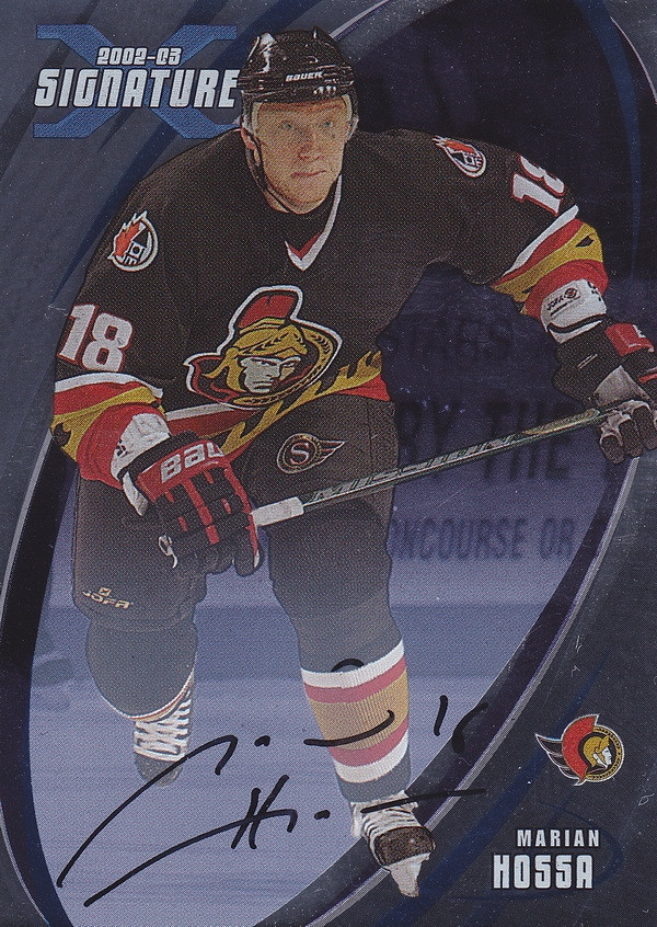 Hockey card Marian Hossa
