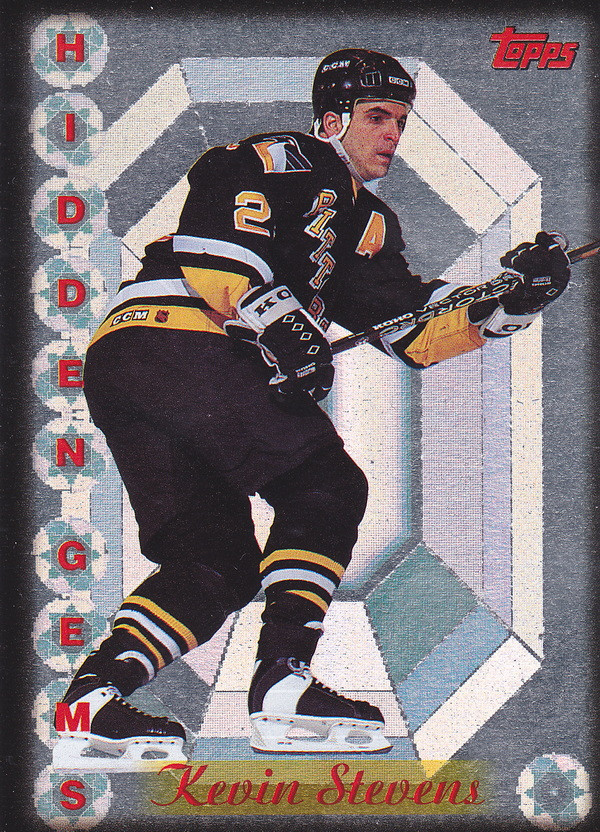 Hockey card Kevin Stevens