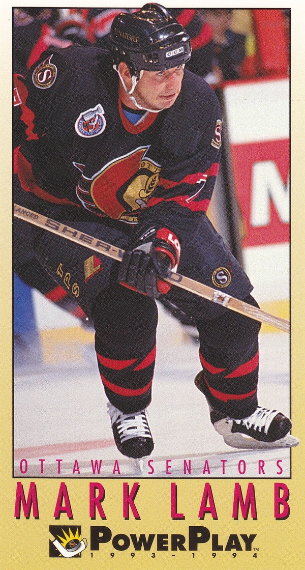 Hockey card Mark Lamb