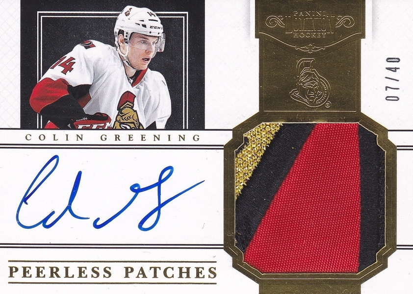 Hockey card Colin Greening