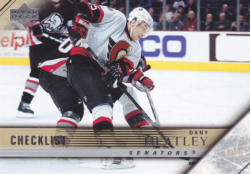 Hockey card Checklist