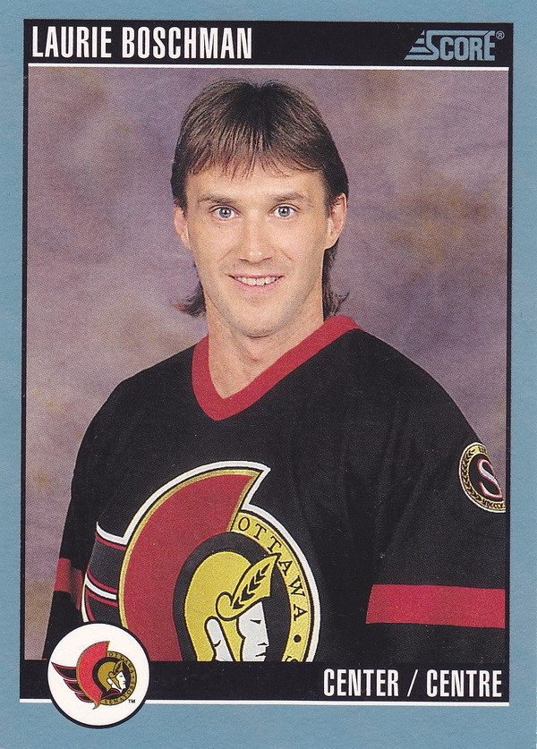 Hockey card Laurie Boschman
