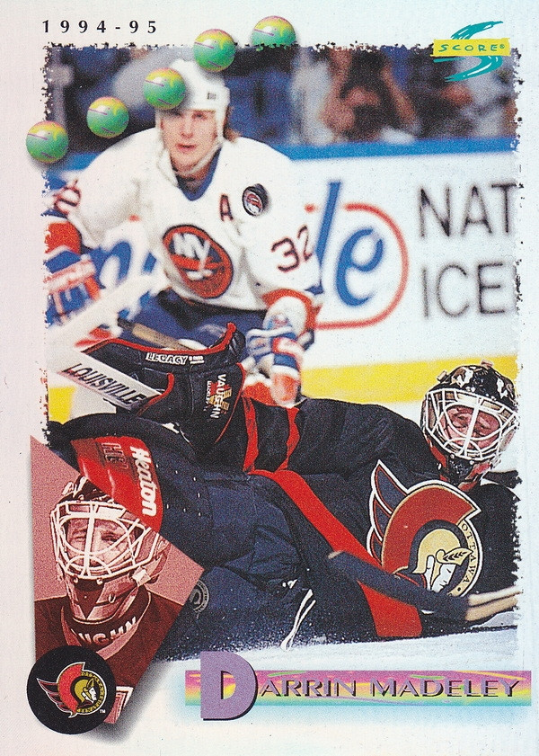 Hockey card Darrin Madeley