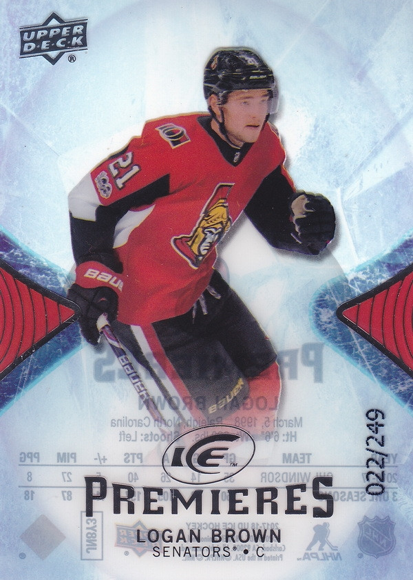 Hockey card Logan Brown