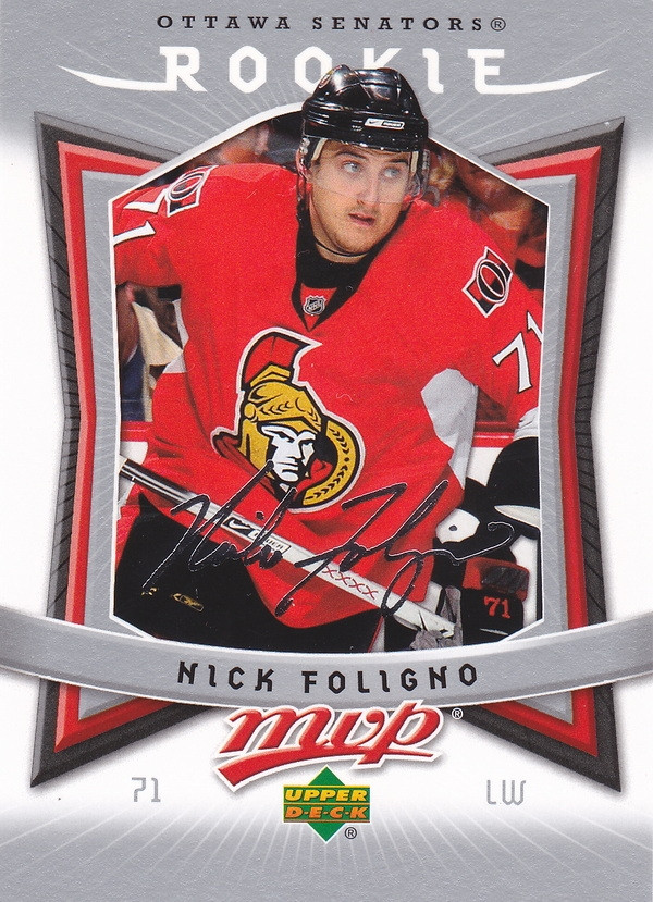 Hockey card Nick Foligno 