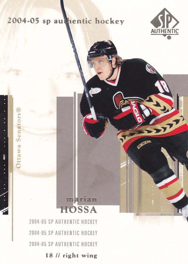 Hockey card Marian Hossa