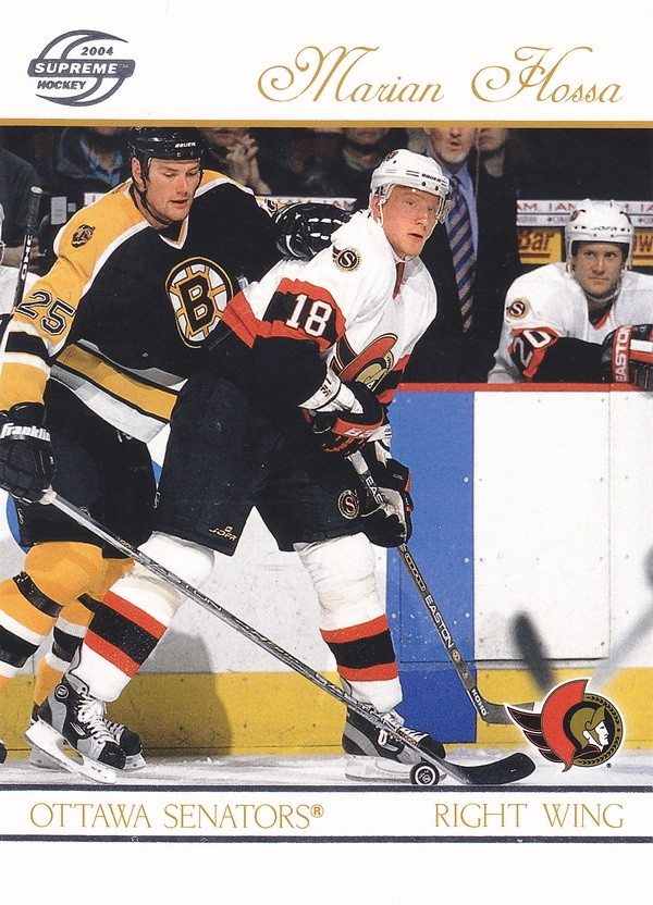 Hockey card Marian Hossa