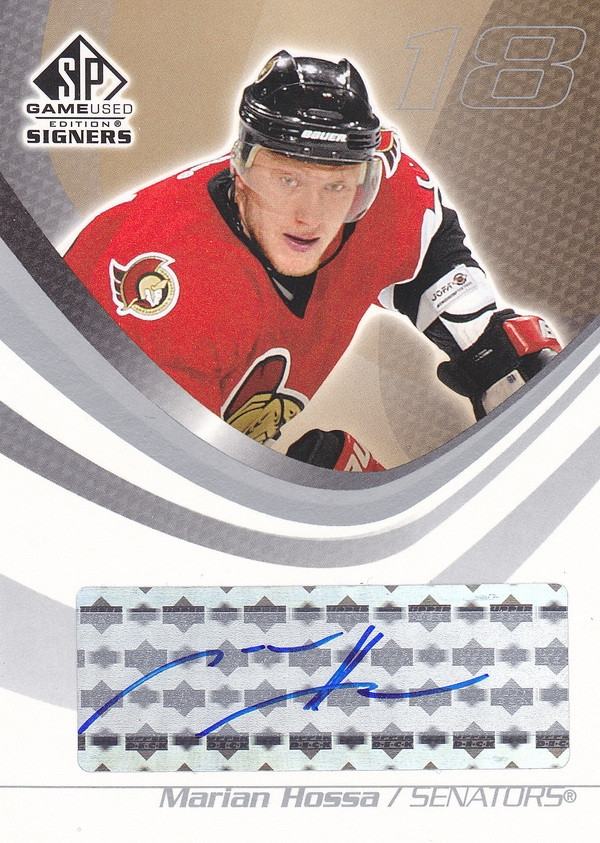 Hockey card Marian Hossa