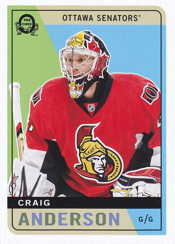 Hockey card Craig Anderson