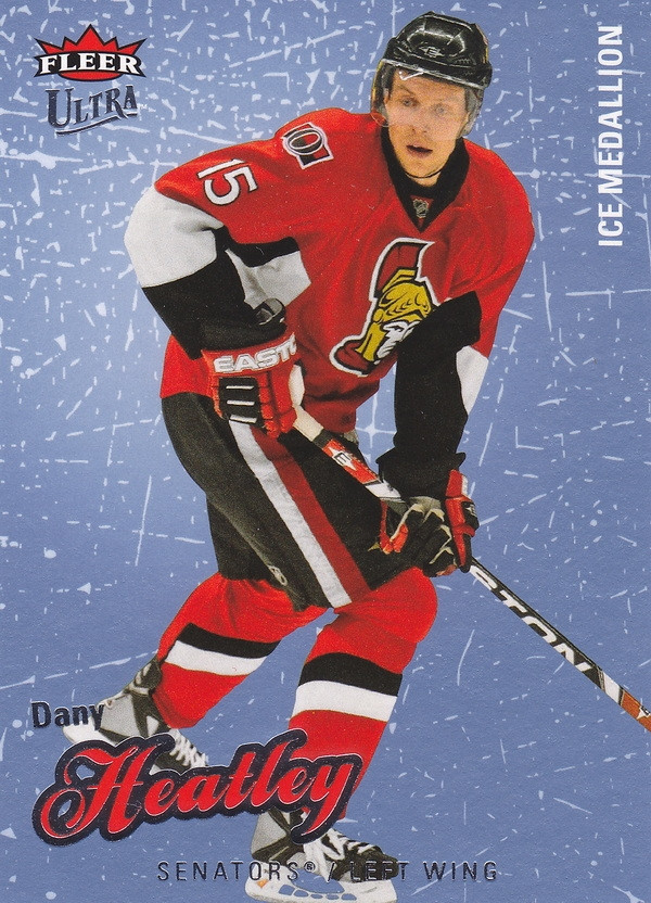 Hockey card Dany Heatley