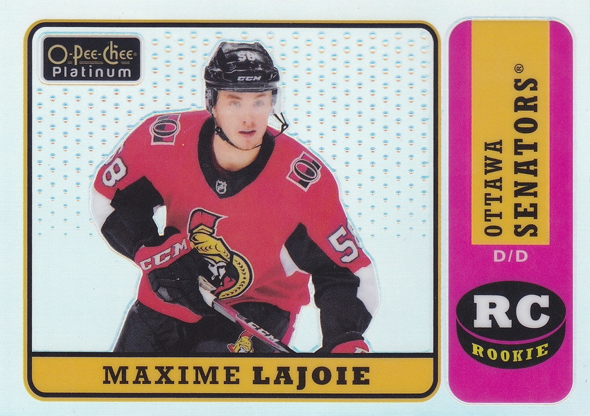 Hockey card Max Lajoie
