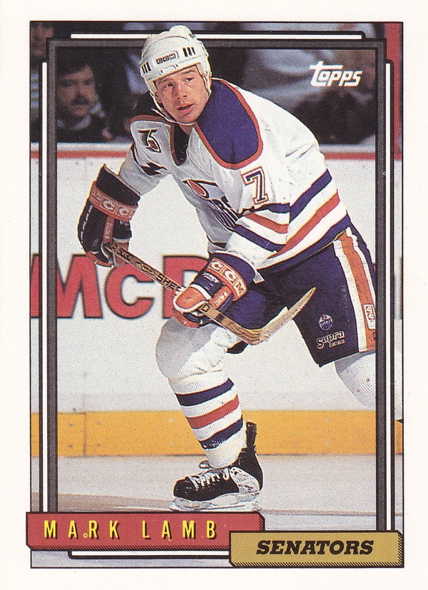 Hockey card Mark Lamb