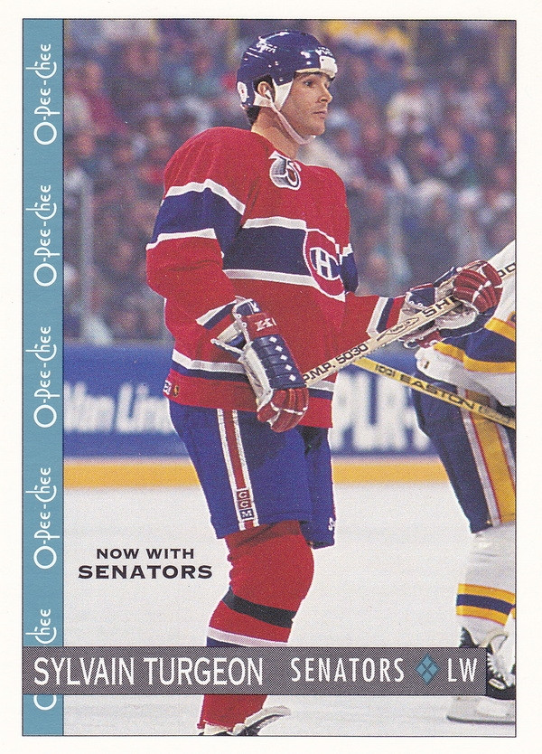 Hockey card Sylvain Turgeon
