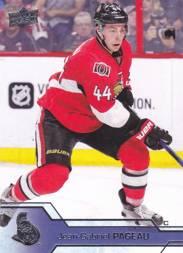 Hockey card Jean-Gabriel Pageau