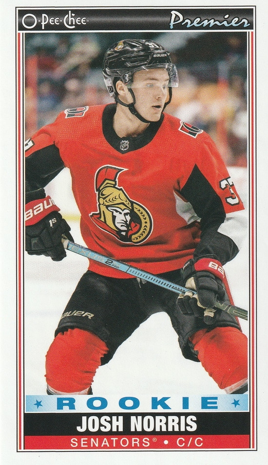 Hockey card Josh Norris