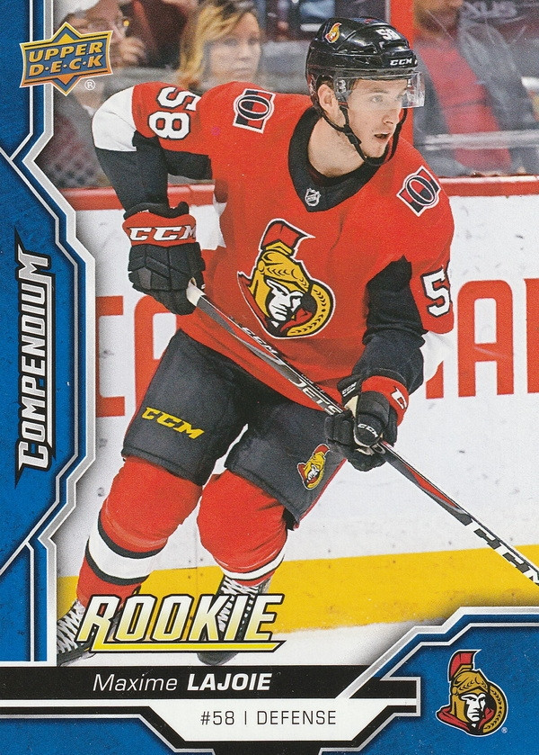 Hockey card Max Lajoie