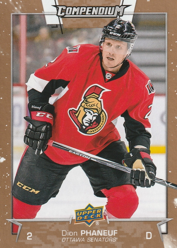 Hockey card Dion Phaneuf