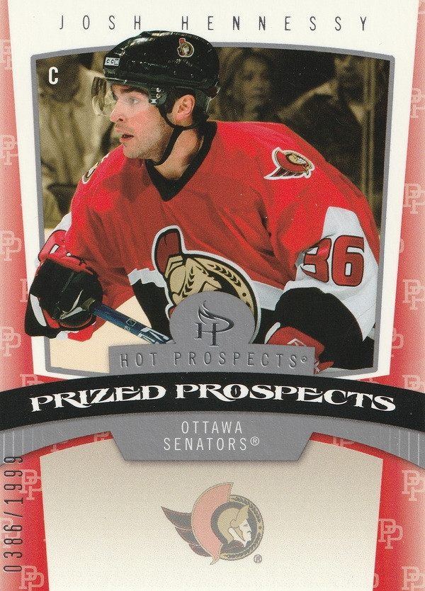 Hockey card Josh Hennessy