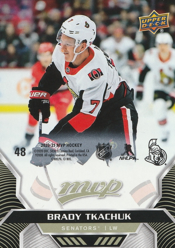 Hockey card Brady Tkachuk
