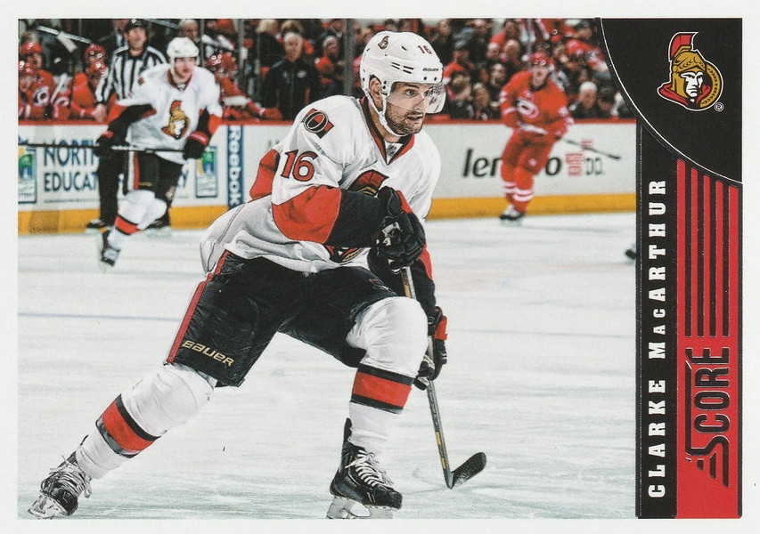 Hockey card Clarke MacARTHUR 